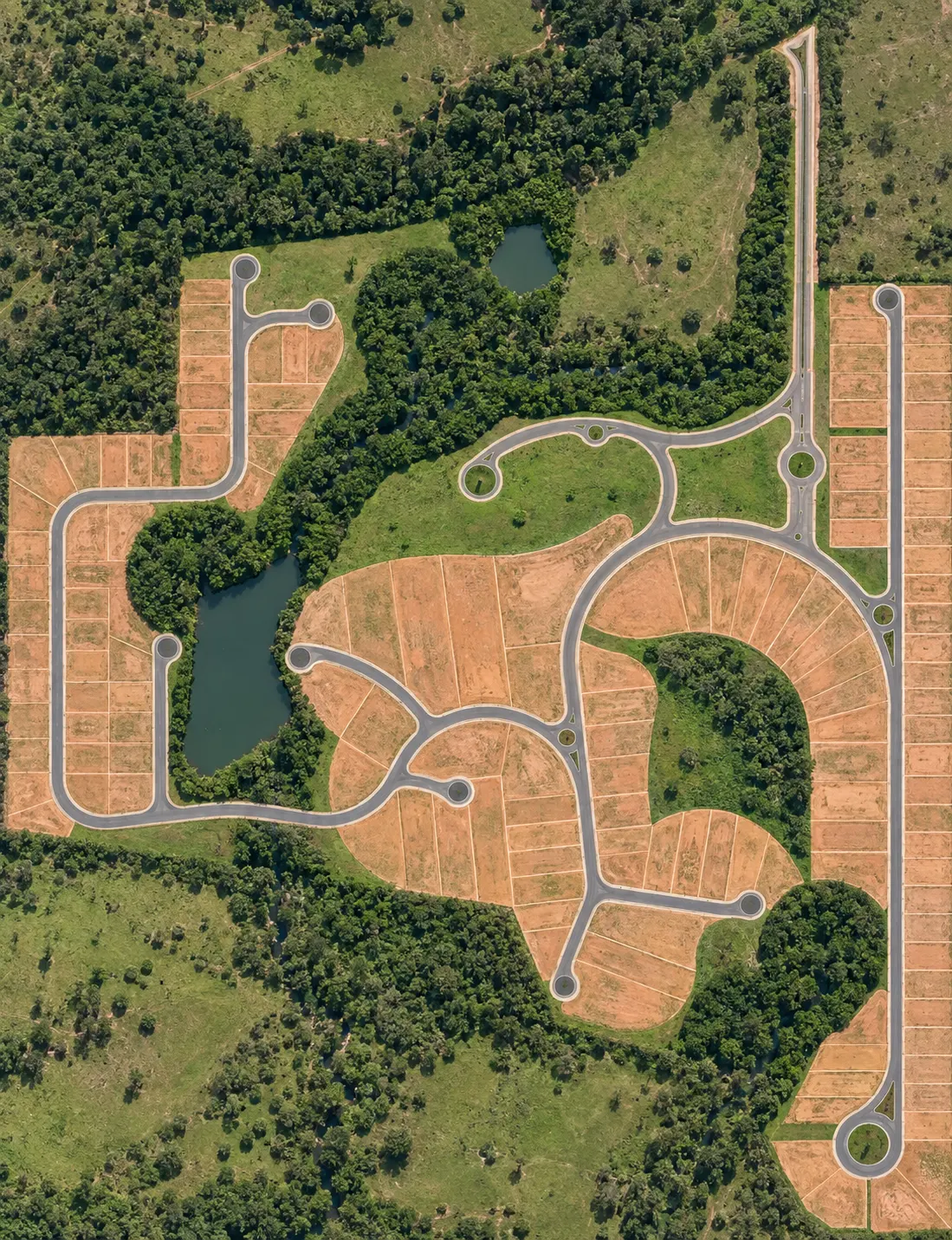 Vista aérea — Condomínio Jardí