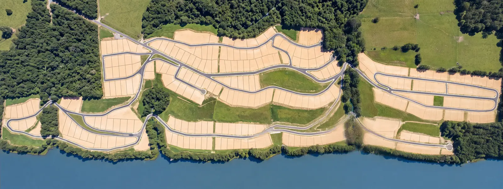 Vista aérea — Condomínio Casas da Montanha